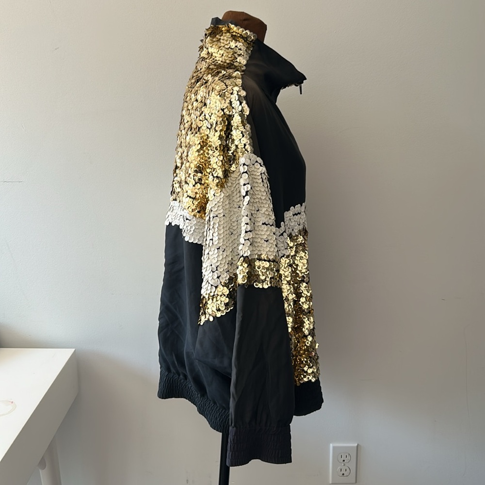 VINTAGE Sequin Windbreaker Jacket. - Picture 2 of 3